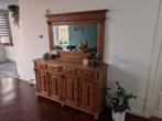 Grenen dressoir met losse spiegel, Huis en Inrichting, Kasten | Dressoirs, Ophalen, Gebruikt, 150 tot 200 cm, 25 tot 50 cm