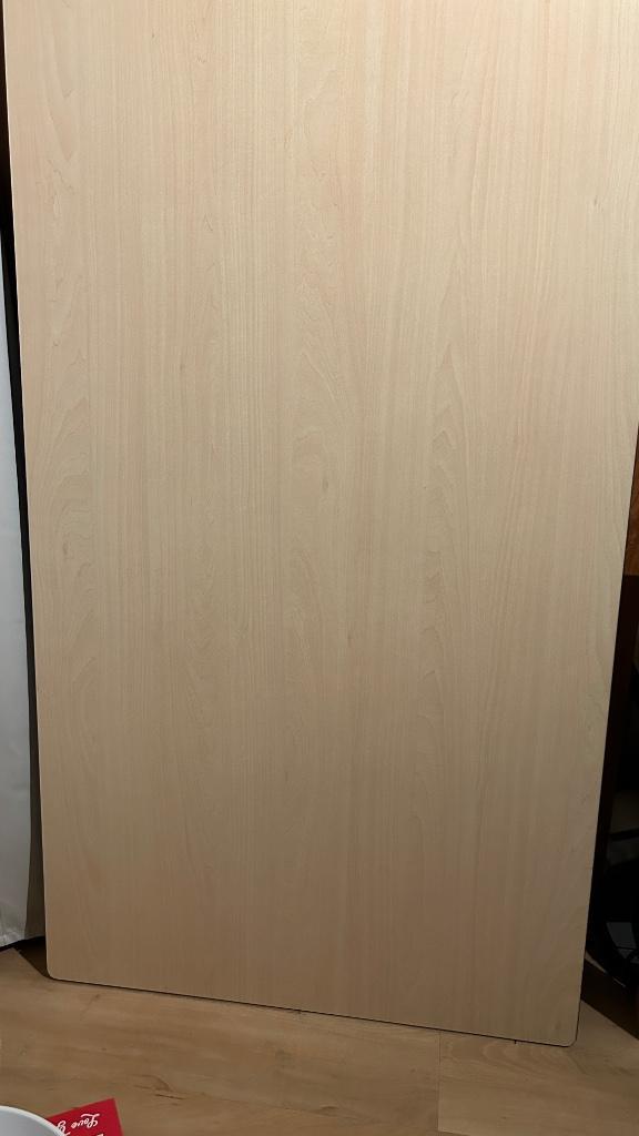 Trespa bureaublad super sterk mooi afgerond 160x80 cm, Huis en Inrichting, Bureaus, Zo goed als nieuw, Ophalen