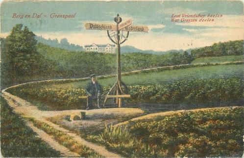 (387-208-047) Berg en Dal Grenspaal, Verzamelen, Ansichtkaarten | Nederland, Gelderland, Verzenden