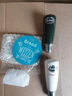 Taphandels Brandbier, Ophalen, Zo goed als nieuw, Reclamebord, Plaat of Schild, Brand