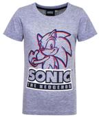 Sonic T-shirt Grijs - Maat 92 - 104 - 116, Kinderen en Baby's, Sonic, Nieuw, Ophalen of Verzenden, Shirt of Longsleeve