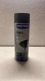 Spectrum spray paint Matt black, Doe-het-zelf en Verbouw, Verf, Beits en Lak, Nieuw, Verf, Zwart, Ophalen