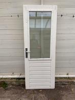 Gebruikte keukendeur, Doe-het-zelf en Verbouw, Deuren en Horren, Ophalen, 200 tot 215 cm, Glas, Buitendeur