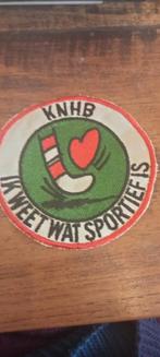 Hockey KNHB Badge - Ik weet wat sportief is, Sport en Fitness, Hockey, Ophalen of Verzenden, Zo goed als nieuw, Overige typen