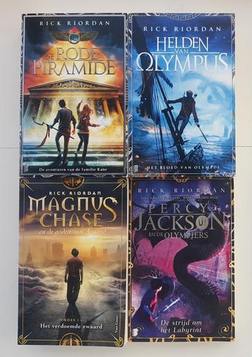 4x Rick Riordan | Percy Jackson | Olympus | Magnum Chase beschikbaar voor biedingen