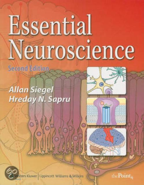 ZGAN: Essential Neuroscience; Allan Siegel, Hreday N. Sapru, Boeken, Studieboeken en Cursussen, Zo goed als nieuw, WO, Ophalen of Verzenden