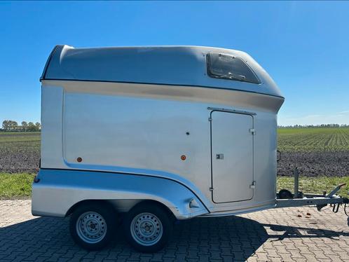 Sluis 2 paards ruime trailer, Dieren en Toebehoren, Paarden en Pony's | Trailers en Aanhangwagens, Gebruikt, 2-paards trailer