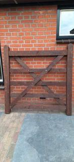 Aangeboden houten poort., Tuin en Terras, Ophalen, 100 tot 150 cm, 100 tot 150 cm, Nieuw