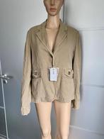 H936 Nieuw: Henry Cottons maat 40=M jasje linnen+ katoen, Maat 38/40 (M), Beige, Nieuw, Ophalen of Verzenden