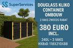 Kliko ombouw, Tuin en Terras, Bergingen en Tuinkasten, Ophalen of Verzenden, Nieuw, Hout, Containerberging