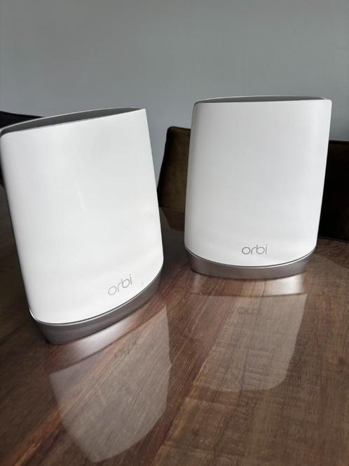 Orbi RBK752 (RBR750 + RBS750) Mesh WiFi 6 Systeem (4,2 Gbps,, Computers en Software, WiFi-versterkers, Zo goed als nieuw, Ophalen of Verzenden
