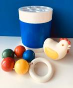 Vintage Ambi Toys Vormenton rammelaar & (fluit)kip, Ophalen of Verzenden, Gebruikt, Rammelaar