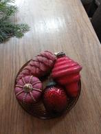 Vintage Kerstballen Set, Ophalen of Verzenden, Gebruikt, Binnen