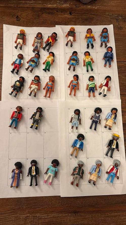 Playmobil losse onderdelen poppetjes getint opa oma volwasse, Kinderen en Baby's, Speelgoed | Playmobil, Gebruikt, Los playmobil