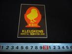 sticker horst KBH kleuskens broederij kip kuiken *, Ophalen, Zo goed als nieuw