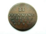 Duitse Staten - BRAUNSCHWEIG-L-C-H. 2 Pfennig - 1799, Verzenden, Duitsland, Losse munt