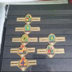 2328 willem II sigarenbandjes 7 stuks leden van koningshuis, Verzamelen, Verzenden, Sigarenbandjes