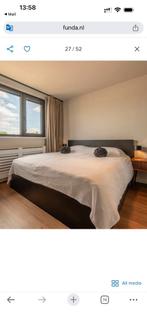 IKEA MALM BED 180x200, Ophalen, Zwart, Tweepersoons, Zo goed als nieuw