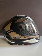 Fcmoto helm zwart bruin, Motoren, Integraalhelm, L, Tweedehands, Ophalen