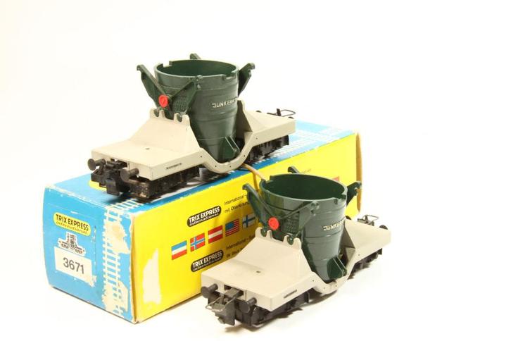 Trix Express ruwijzerwagen 3471 2 stuks, Hobby en Vrije tijd, Modeltreinen | H0, Gebruikt, Wagon, Gelijkstroom, Trix, Ophalen