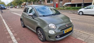Fiat 500 SPORT 1.2 8V C 2017 MATGroen NAVI LENS  NAP KOOPJE beschikbaar voor biedingen