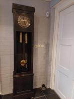 Antieke Staanklok - Werkend Koperen Uurwerk, Antiek en Kunst, Ophalen