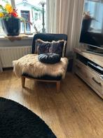 Zwarte IKEA Stockholm Fauteuil, Ophalen, Gebruikt, Stof, 75 tot 100 cm