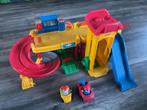 Autogarage Little People, Kinderen en Baby's, Speelgoed | Racebanen, Ophalen, Gebruikt, Overige aandrijving, Overige merken
