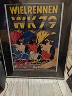 Heineken - Wielrennen WK '79 print., Verzamelen, Rechthoekig Staand, Met lijst, Ophalen of Verzenden, Zo goed als nieuw