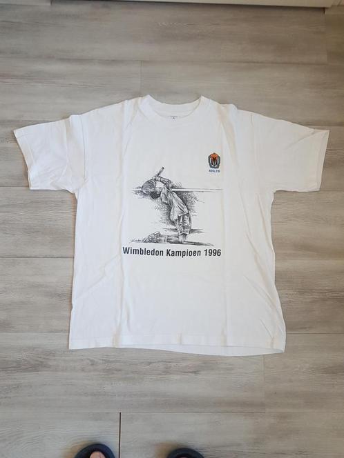 Vintage Richard Krajicek shirt Wimbledon 1996 maat l, Sport en Fitness, Tennis, Gebruikt, Kleding, Overige merken, L2, Ophalen of Verzenden