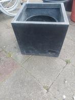 Betonlook (polyester) plantenbak, Ophalen, Kunststof, Gebruikt, Minder dan 60 cm