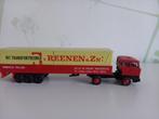 Daf 2800 met zeiloplegger van Reenen  -lion car-, Ophalen of Verzenden, Gebruikt, Bus of Vrachtwagen, Lion Toys