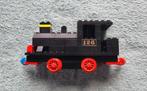 Lego trein blauwe rails duw / Push locomotief (set 126), Ophalen of Verzenden, Zo goed als nieuw, Complete set, Lego