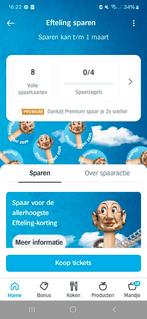 4 volle spaarkaarten Efteling actie AH, Verzamelen, Albert Heijn, Ophalen