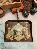 Antiek speelgoed (stoffer) blik victoriaans, Antiek en Kunst, Ophalen of Verzenden