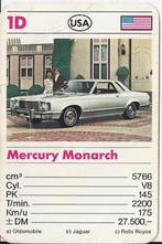 Kw3042 autokaartje mercury monarch ( 1d), Ophalen of Verzenden, Zo goed als nieuw