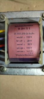 Voedingstransformator trafo 16,5V 1,8Amp, Ophalen of Verzenden, Gebruikt
