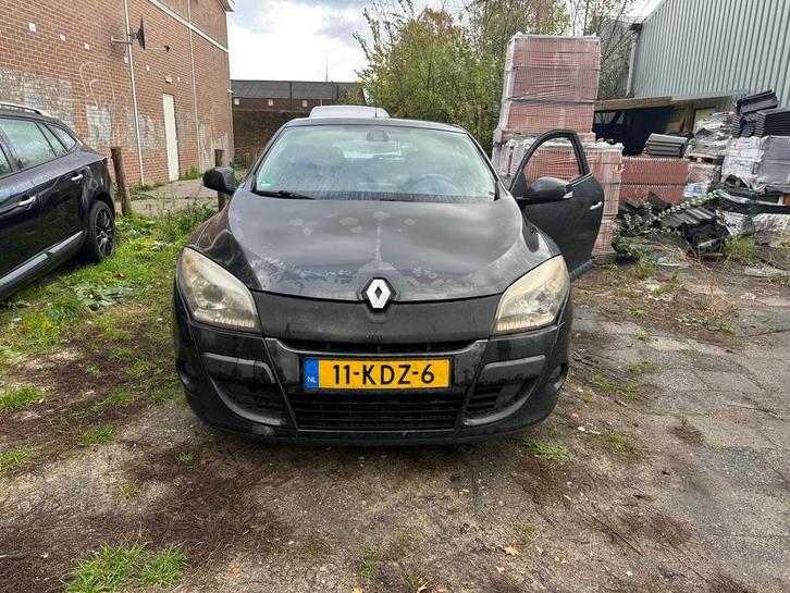 Renault Mégane TCe 130pk 2009 Zwart, Auto's, Renault, Bedrijf, Mégane, Benzine, B, Coupé, Handgeschakeld, Origineel Nederlands