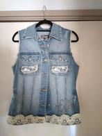 Gilet spijkerstof M, Ophalen of Verzenden, Zo goed als nieuw, Blauw