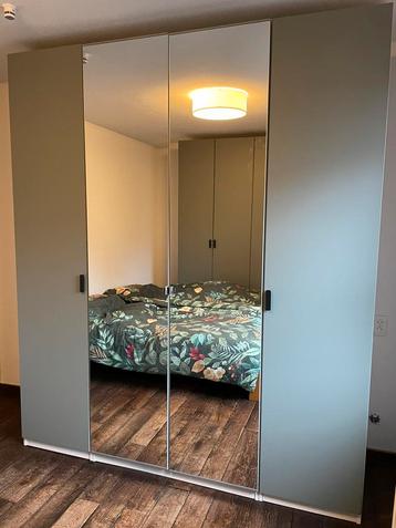 2x IKEA PAX Reinsvoll grijsgroene deuren 50x229 cm