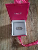 Ti sento zilveren ring met strassteentjes 18, Sieraden, Tassen en Uiterlijk, 18 tot 19, Ophalen of Verzenden, Dame, Zo goed als nieuw