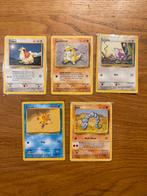 Pokemon Base Set Lot - Pidgey, Sandshrew, Rattata..., Verzenden, Gebruikt, Meerdere kaarten
