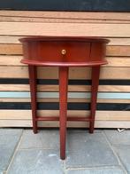 Bijzettafeltje, Huis en Inrichting, Ophalen, Rond, Hout, Minder dan 55 cm