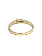 14k gouden ring met een diamant, -, -, Ophalen of Verzenden, Zo goed als nieuw