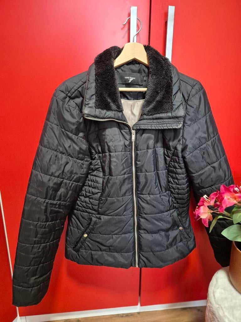 Zwarte Vero Moda jasje - Maat XL, Kleding | Dames, Jassen | Zomer, Vero Moda, Zwart, Maat 46/48 (XL) of groter, Ophalen of Verzenden