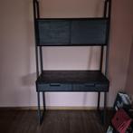 Losstaand bureau met schuifdeuren en lades, Ophalen, Gebruikt, Bureau