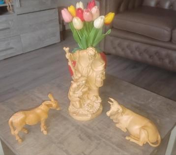 Louis Peters Kunstenaar Zoetermeer houtsnijwerk Kerst figuur beschikbaar voor biedingen