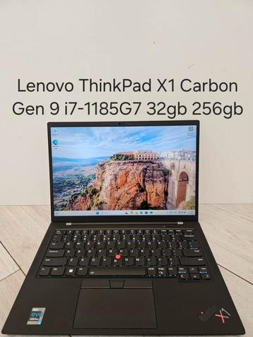 Nette Lenovo ThinkPad X1 Carbon Gen 9 i7-1185G7 32gb beschikbaar voor biedingen