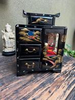 Japans chinees altaar muziek sieradenkist muziekdoosje, Ophalen of Verzenden