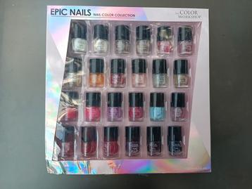 Nieuwe grote nagellak set met 24 potjes diverse kleuren beschikbaar voor biedingen